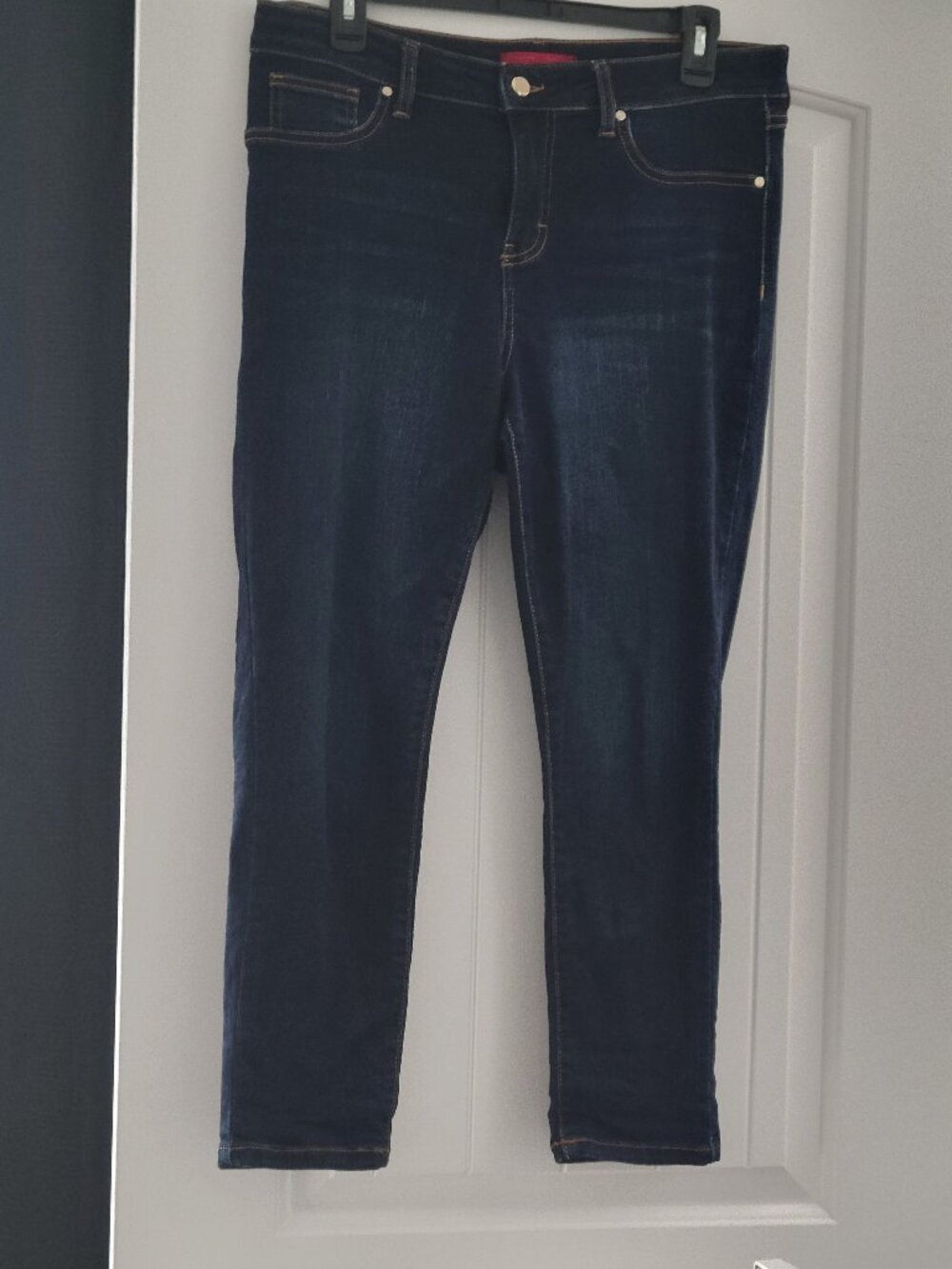 JENNIFER LOPEZ SUPER SKINNY DARK DENIM SIZE 12 JEANS
